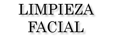 LIMPIEZA FACIAL